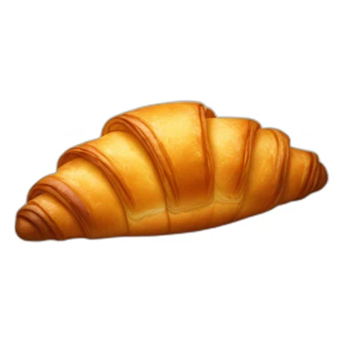 racist croissant sticker