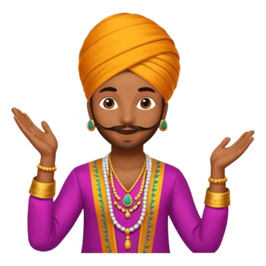 bhangra dancer sticker