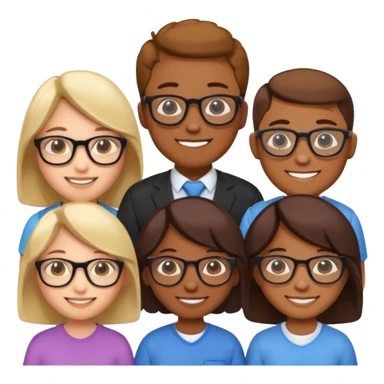 Cute math characters sticker