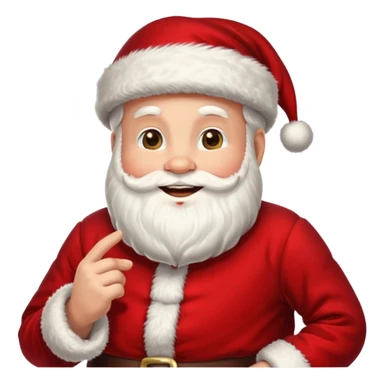 santa clause sticker