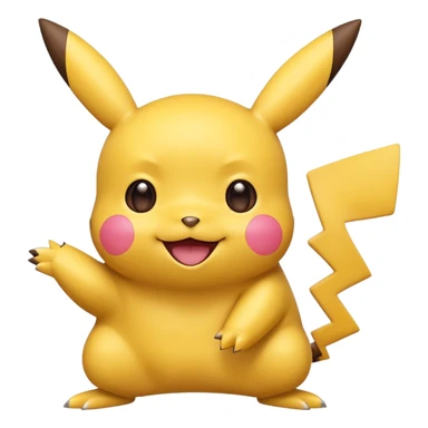 Créate a pikatchu emoji sticker