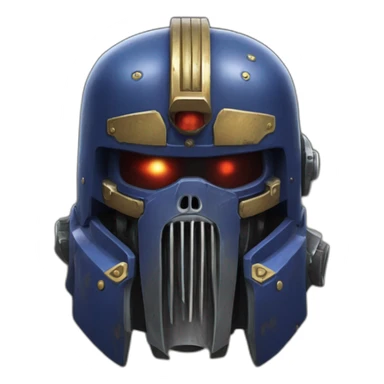 warhammer 40k space marine head sticker