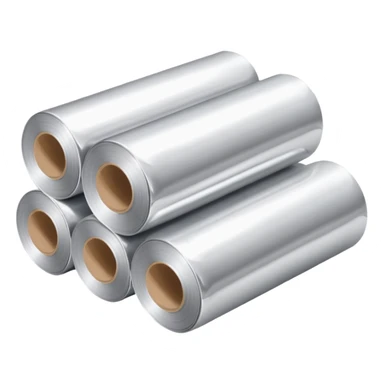 silver foil roll pack sticker