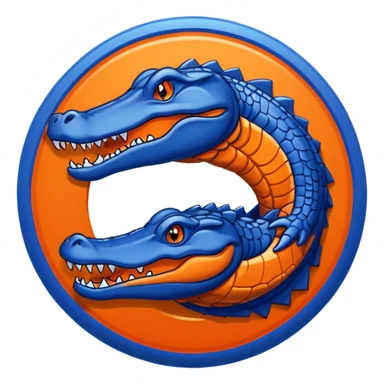 gators team logo sticker