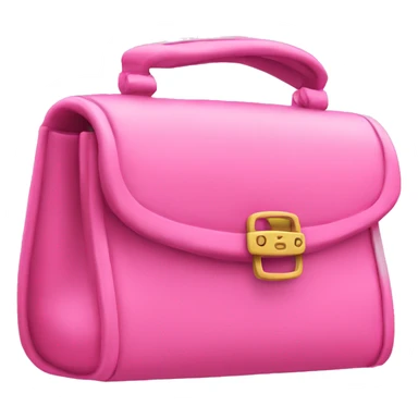 pink channel flap purse sticker