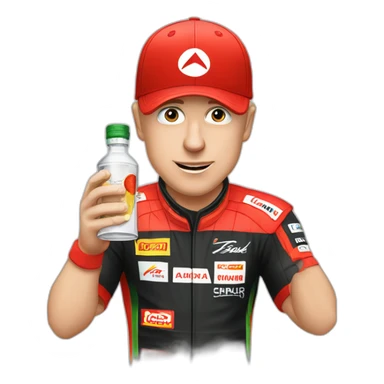 Kimi räikkönen drinking vodka sticker