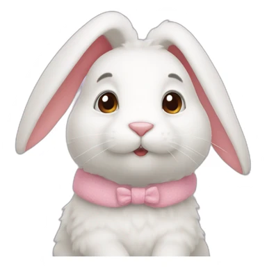 Doudou lapin sticker