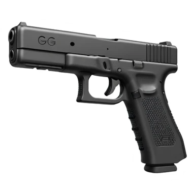 Glock 17 with an extended magazine sticker