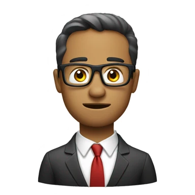 bussines man saying "no" sticker