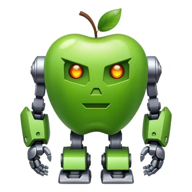 decipticone  robot green apple sticker