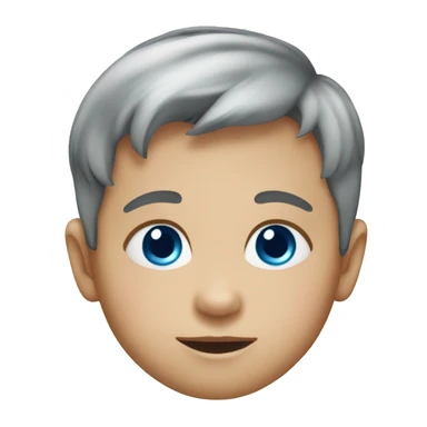 Baby boy with blue eyes sticker