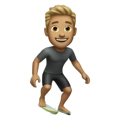 trevor surfing sticker