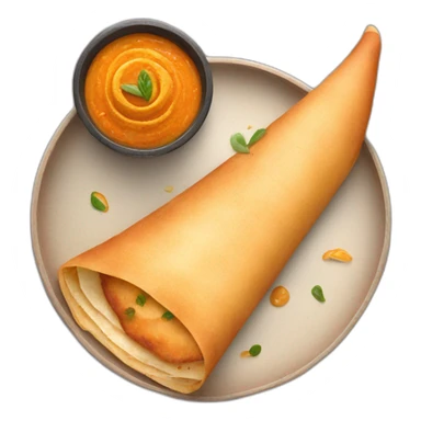 Butter masala dosa sticker