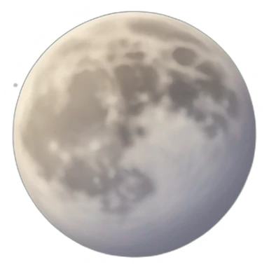 moon on the sky background sticker