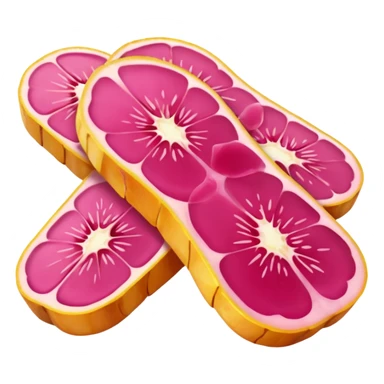 Pink Pickled sliced ginger sticker