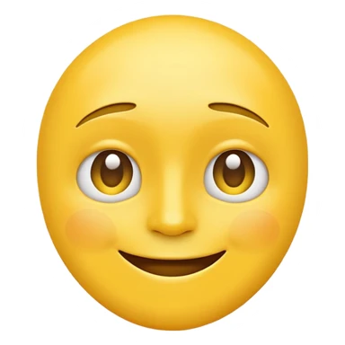 yellow face, expressive mood, simple emoji style, no text sticker