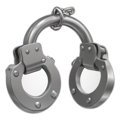 handcuffs with fur sticker