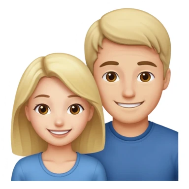 Girl bending over infront of guy sticker