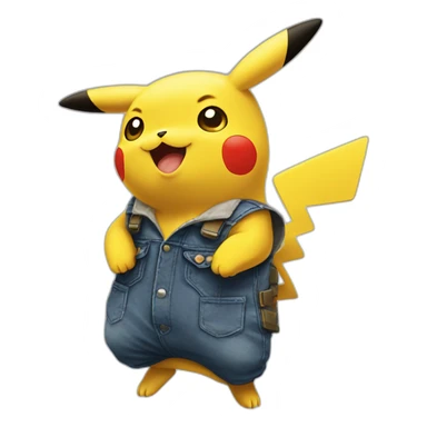 Pikachu qui fait un pouce sticker