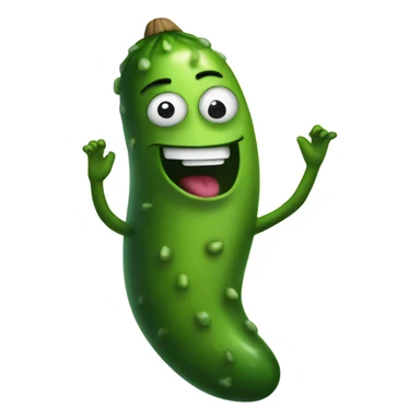 Dancing pickle  sticker