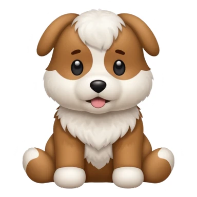 Plush dog toy  sticker
