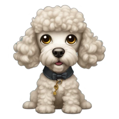 Sherlock Holmes Poodle sticker