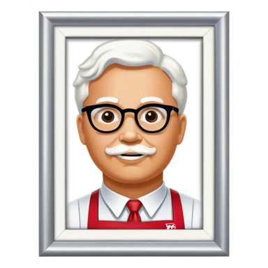 Phrase Absolute cinema kfc sticker