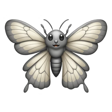 Moth showering sticker