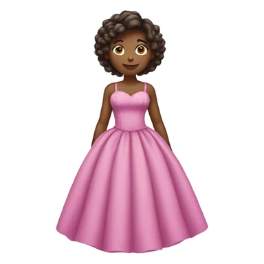 Girl with frock sticker