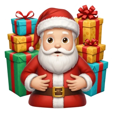 create a realistic christmas chaos sticker