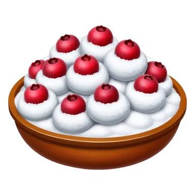 Cranberrys in the snow (powered sugar) sticker