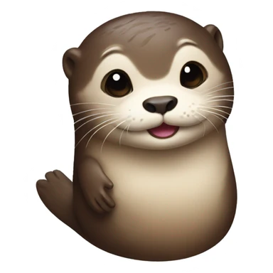 Kissy otter sticker