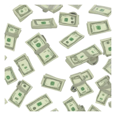 Robber with bag of money sticker