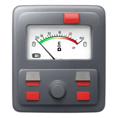 An electrical meter with a red switch sticker