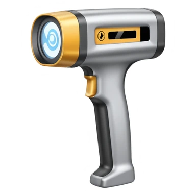 Hand-held metal scanner  sticker