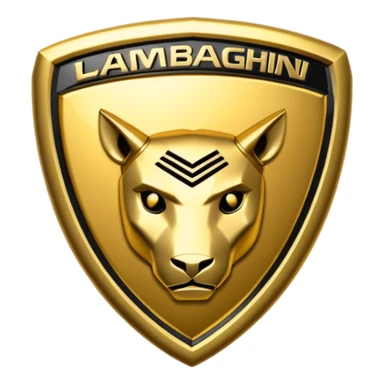Lamborghini original logo sticker
