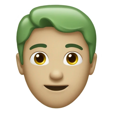 “sage green” coloured heart emoji sticker