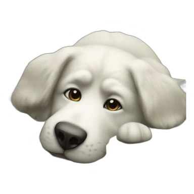 dollar is buried with a paw sticker