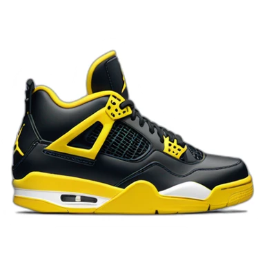 Air Jordan 4 thunder  sticker