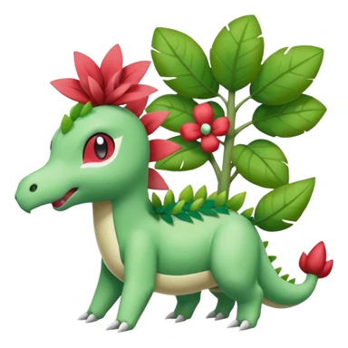 Meganium-Shaymin-Ivysaur-Meloetta-Pokémon, full body sticker