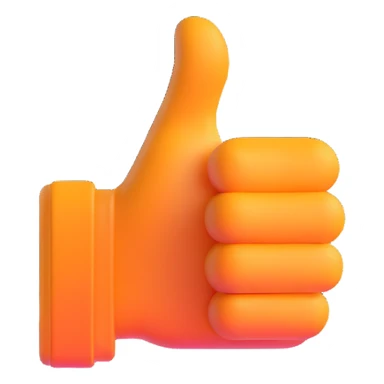 streaming video with thumbs up sticker