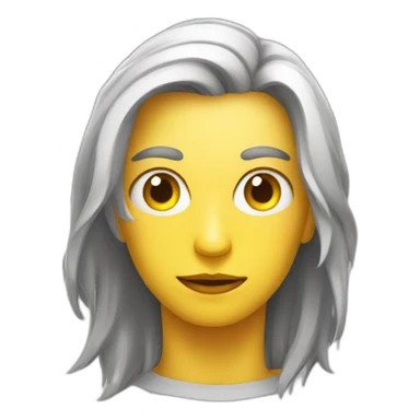 Persona con los ojos amarillos  sticker