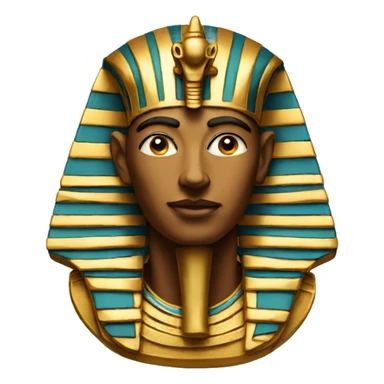 Pharaoh head sticker