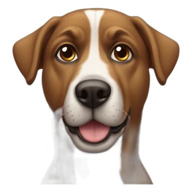 Perro asustado sticker