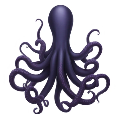 Black tentacle sticker