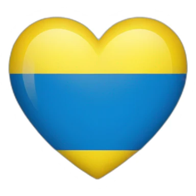 ukraine heart sticker