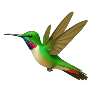 colibri sticker