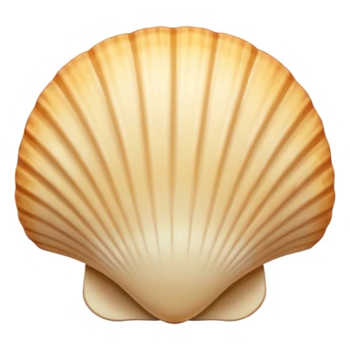 light beige shell sticker