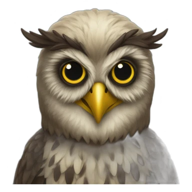 Coruja livre sticker