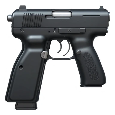 Five seven pistola con peine caracol sticker